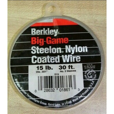 BERKLEY Big Game Steelon Nylon Coated Wire
