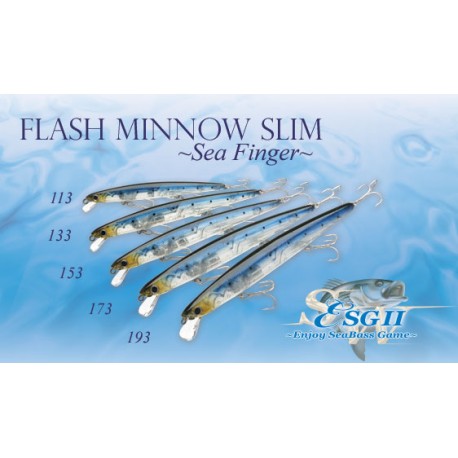 LUCKY CRAFT Flash Minnow Slim - Sea Finger 133