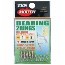 NT Ten Mouth Bearing / 2 Ring (Split Ring), Nickel - D.R2SN