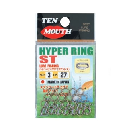 NT Ten Mouth Hyper Ring ST, Stainless - D.XRST