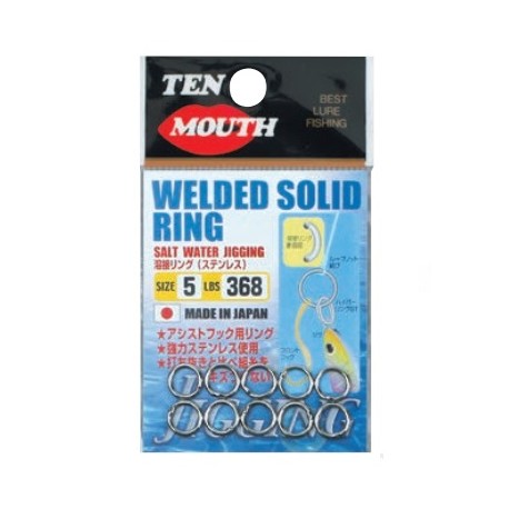 NT Ten Mouth Welded Solid Ring, Stainless - D.XRY