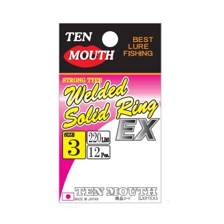 NT Ten Mouth Welded Solid Ring EX, Stainless - D.XRYEX
