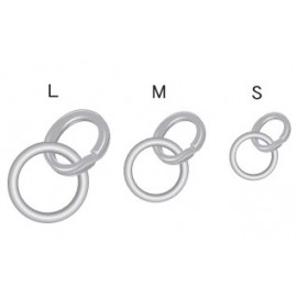 NT Ten Mouth Twin Ring, Stainless - D.XRYS